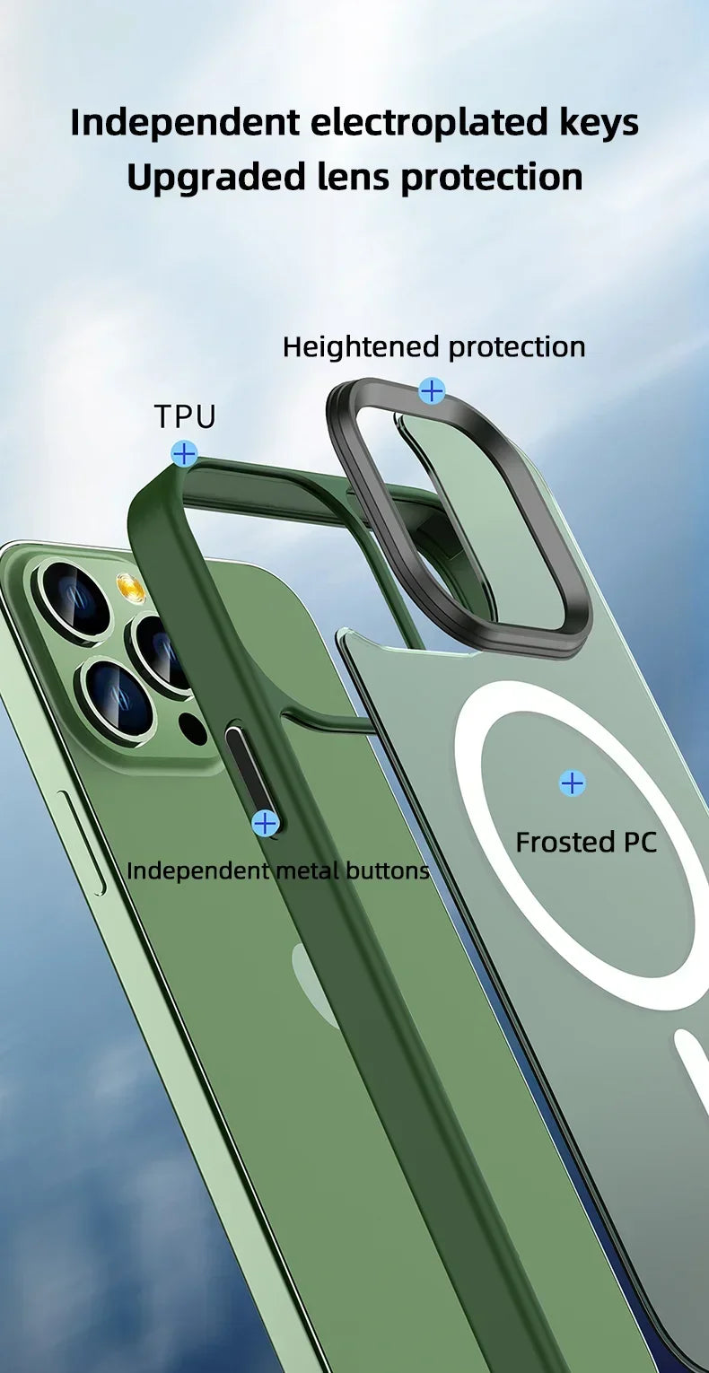 Frosted MagSafe Compatible Phone Case